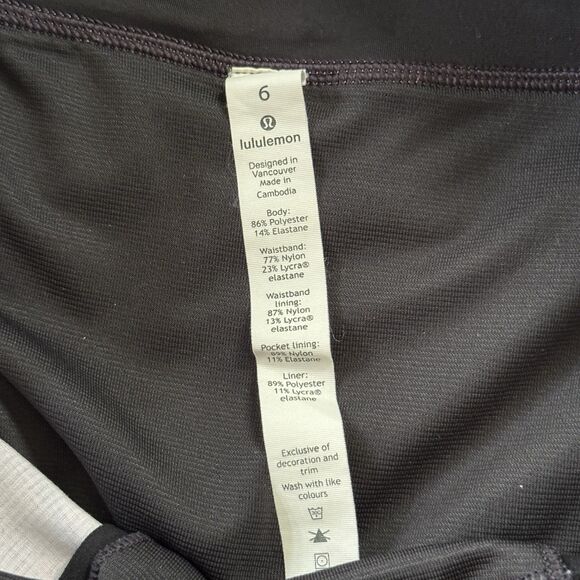 Lululemon High Rise 4” Sun Dazed Multi Pink Shorts Size 6 *Excellent* - Picture 4 of 10